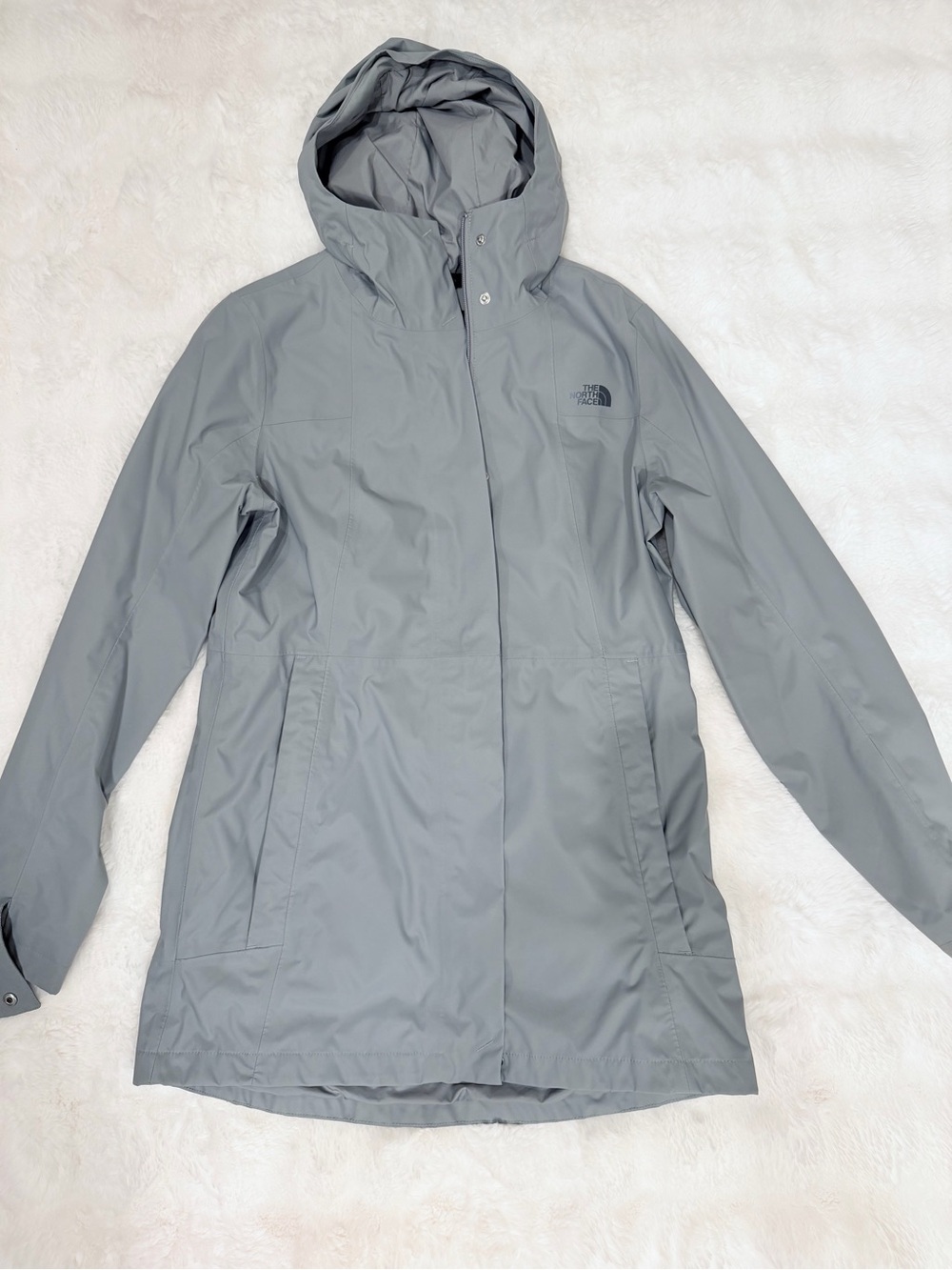 The North Face Women's Hooded Trench Coat - Gray